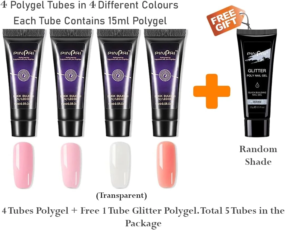 کیت ژل پولی برای کاشت ناخن حرفه ای به همراه تاپ کت، بیس کت و دستگاه UV کیت ژل پولی برای کاشت ناخن حرفه ای به همراه تاپ کت، بیس کت و دستگاه UV