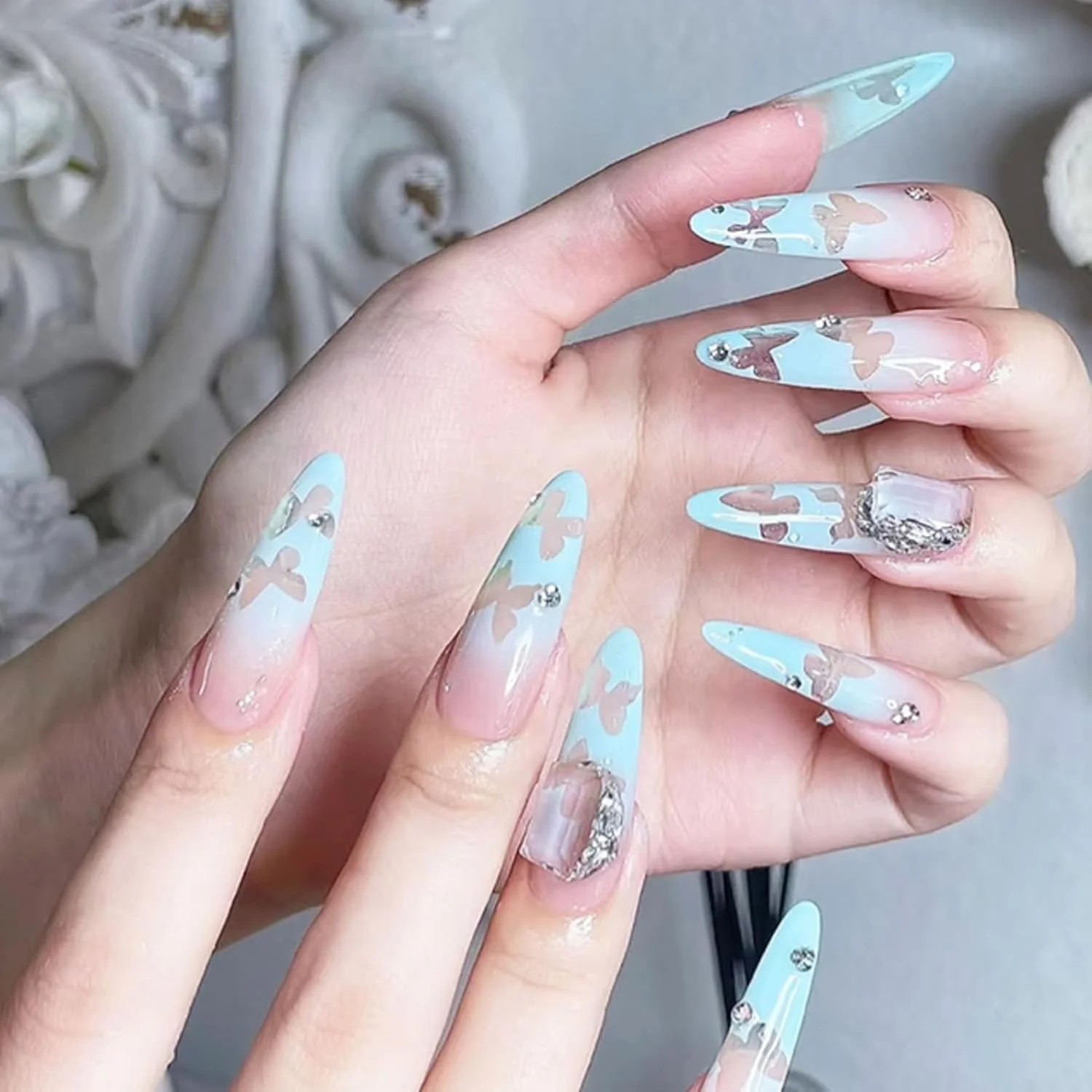 ژل ناخن | کیت چسب لاک ژل ناخن حرفه ای | لوازم مجسمه سازی جامد کیت سالن طبیعی برای مبتدیان، مسافرت، خانه، خانواده، همکاران و دوستان ژل ناخن | کیت چسب لاک ژل ناخن حرفه ای | لوازم مجسمه سازی جامد کیت سالن طبیعی برای مبتدیان، مسافرت، خانه، خانواده، همکاران و دوستان