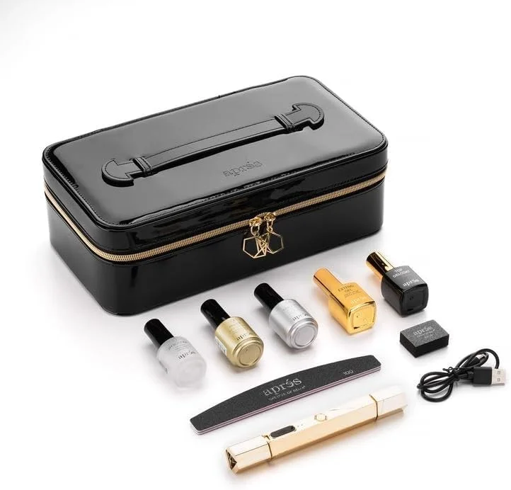 کیت شروع ناخن حرفه ای ژل آپرس، 14 سایز 00-9 شامل سایزهای نیمه، کیت اکستنشن نوک ناخن ژل نرم، نسخه 2025 (بادامی طبیعی متوسط)