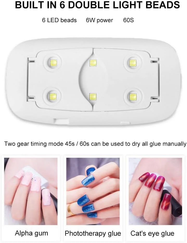 ابزار مانیکور، ست لامپ فتوتراپی ناخن 5 تکه Irovami، ست چسب اکستنشن ناخن، کیت ابزار مانیکور حرفه ای، سوهان ناخن، برس، 100 عدد لاک ناخن ابزار مانیکور، ست لامپ فتوتراپی ناخن 5 تکه Irovami، ست چسب اکستنشن ناخن، کیت ابزار مانیکور حرفه ای، سوهان ناخن، برس، 100 عدد لاک ناخن