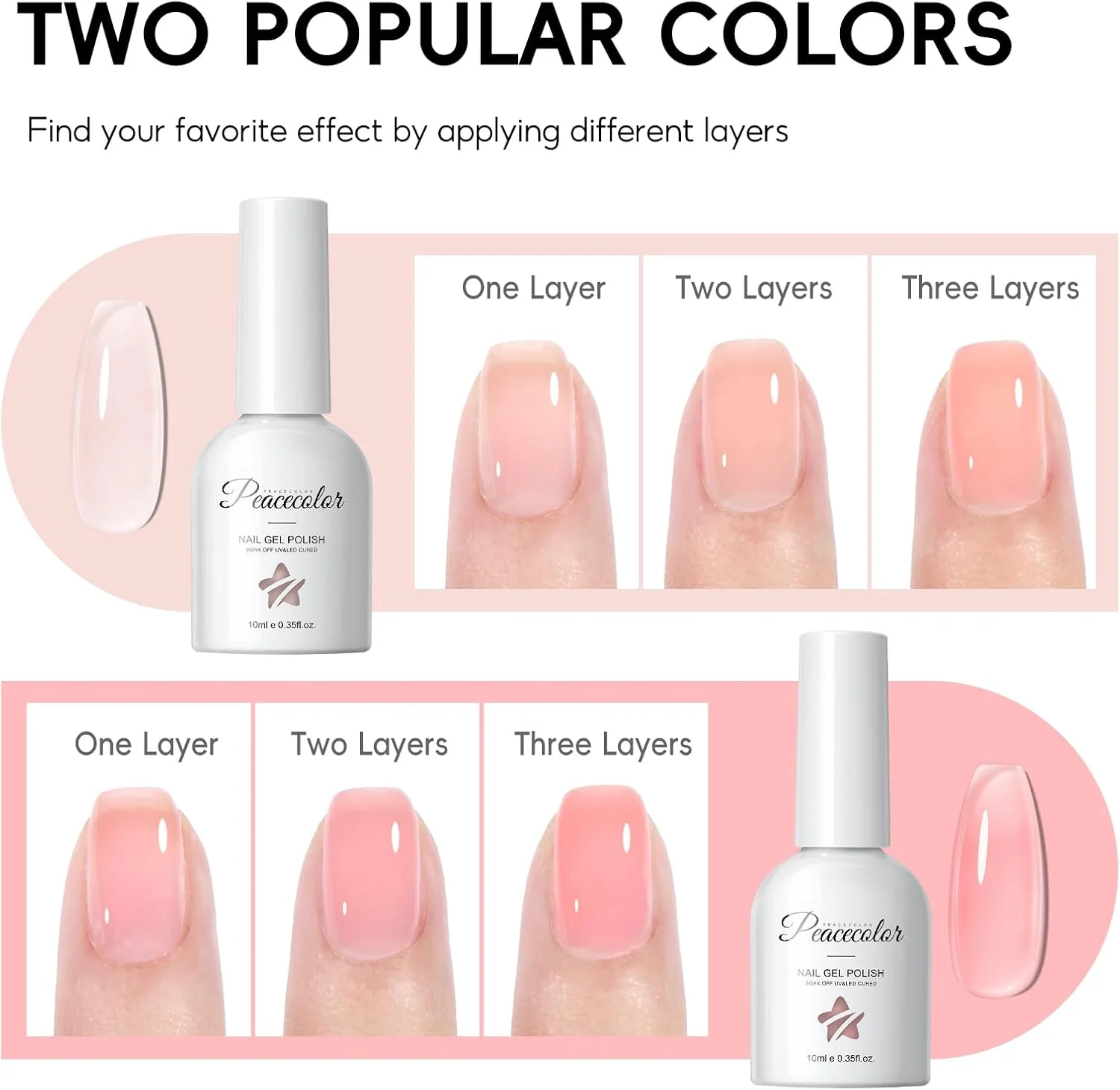 کیت ناخن مصنوعی و چسب ژل PEACECOLOR: 240 عدد ناخن بادامی کوتاه و متوسط شفاف به همراه لامپ قابل حمل UV، چسب 9 در 1، لاک ژل ژله ای صورتی و کرم، ست ابزار اکستنشن ناخن اکریلیک مناسب هدیه برای خانم ها کیت ناخن مصنوعی و چسب ژل PEACECOLOR: 240 عدد ناخن بادامی کوتاه و متوسط شفاف به همراه لامپ قابل حمل UV، چسب 9 در 1، لاک ژل ژله ای صورتی و کرم، ست ابزار اکستنشن ناخن اکریلیک مناسب هدیه برای خانم ها