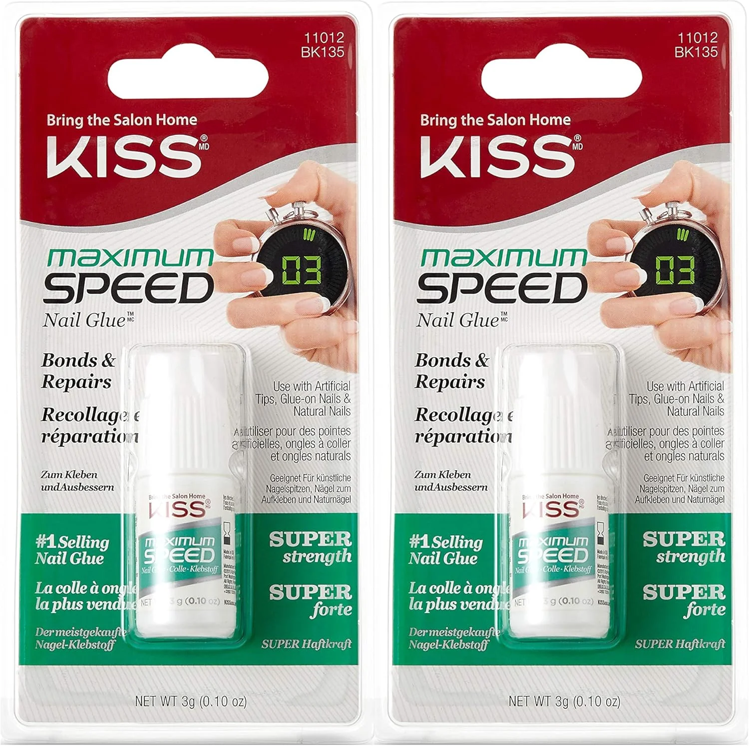 چسب ناخن کیس، تیوپی 3 گرمی (بسته 2 عددی)