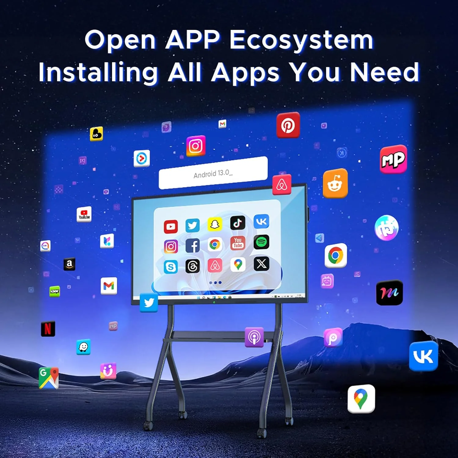 برد هوشمند MWE 55 اینچی، تخته سفید تعاملی الکترونیکی با صفحه نمایش لمسی 4K، دوربین UHD داخلی، اکوسیستم برنامه باز، تخته سفید دیجیتال برای دفتر کار، کلاس درس، خانه (نصب شده روی دیوار، 55 اینچ) برد هوشمند MWE 55 اینچی، تخته سفید تعاملی الکترونیکی با صفحه نمایش لمسی 4K، دوربین UHD داخلی، اکوسیستم برنامه باز، تخته سفید دیجیتال برای دفتر کار، کلاس درس، خانه (نصب شده روی دیوار، 55 اینچ)