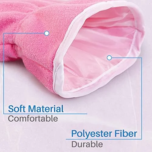 حمام پارافین Kalevel برای دست و پا، آسترهای زنانه و مردانه، دستکش ها، چکمه های موم درمانی پنبه ای نرم الاستیک قابل تنظیم