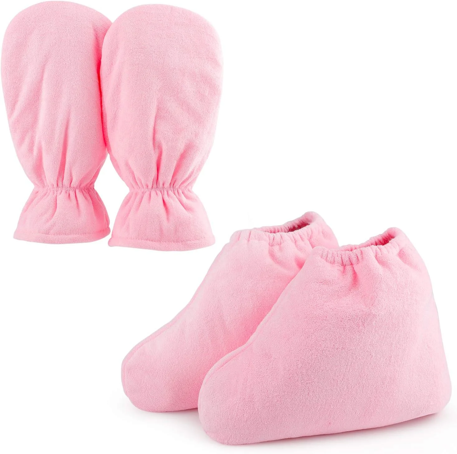 دستکش و جوراب پارافین Segbeauty برای دست و پا، سایز بزرگتر و ضخیم تر، دستکش و جوراب صورتی برای دستگاه پارافین تراپی دستکش و جوراب پارافین Segbeauty برای دست و پا، سایز بزرگتر و ضخیم تر، دستکش و جوراب صورتی برای دستگاه پارافین تراپی