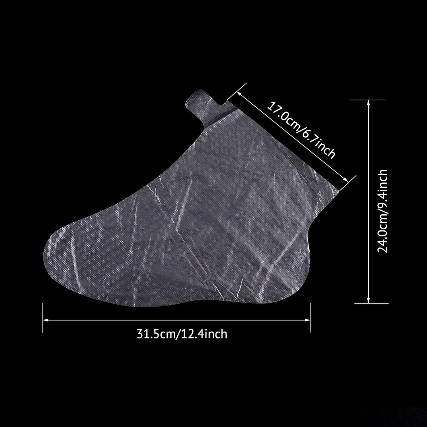 200 عدد روکش وان پارافین پا، کیسه های پلاستیکی درمان موم گرم برای حمام پا (200 عدد پاپوش)