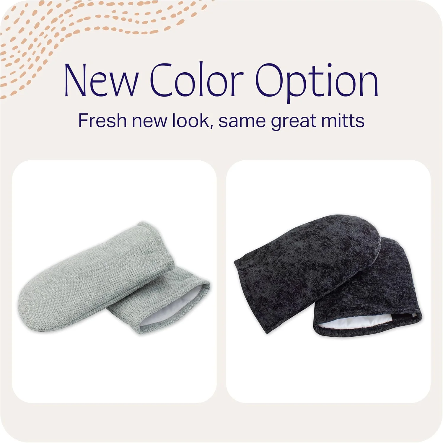 دستکش های عایق حرارتی ترابث برای حمام پارافین، برای درمان پوست، مناسب منزل و اسپا، ساخت آمریکا، یک جفت (مشکی)