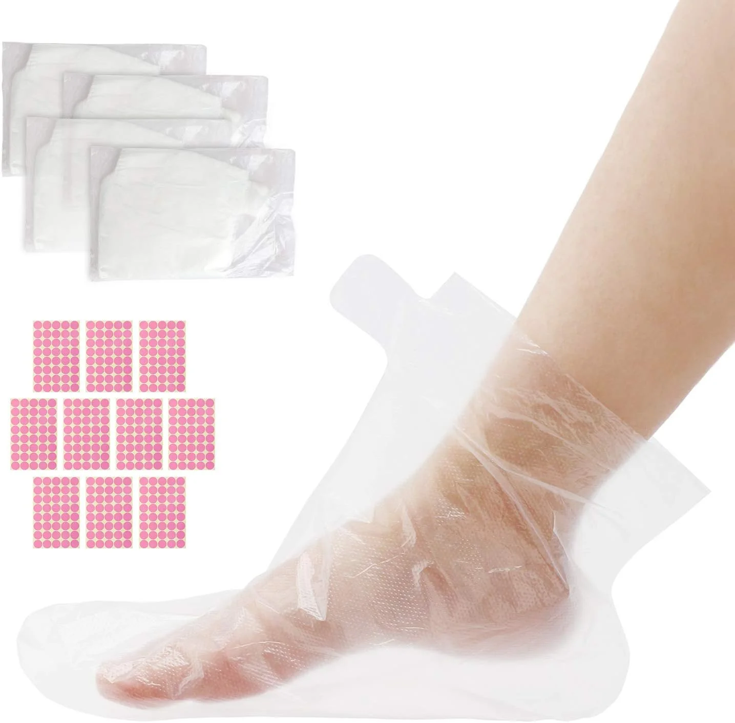 سیگ بیوتی 400 عدد روکش وان پارافین برای پا، کیسه پارافین پا، جوراب ساق بلند پلاستیکی برای حمام پارافین، روکش چکمه درمان موم داغ برای دستگاه موم پارافین سیگ بیوتی 400 عدد روکش وان پارافین برای پا، کیسه پارافین پا، جوراب ساق بلند پلاستیکی برای حمام پارافین، روکش چکمه درمان موم داغ برای دستگاه موم پارافین