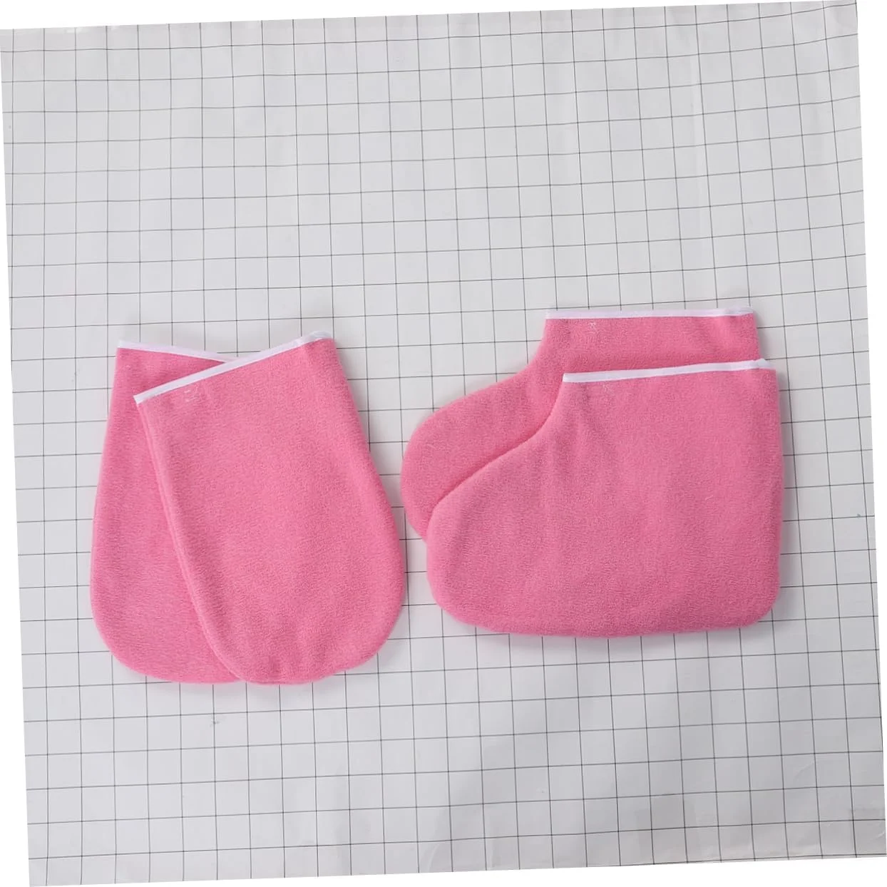 ست دستکش و پاپوش پارافین تراپی، صورتی، 2 جفت، دستکش های اسپا ست دستکش و پاپوش پارافین تراپی، صورتی، 2 جفت، دستکش های اسپا