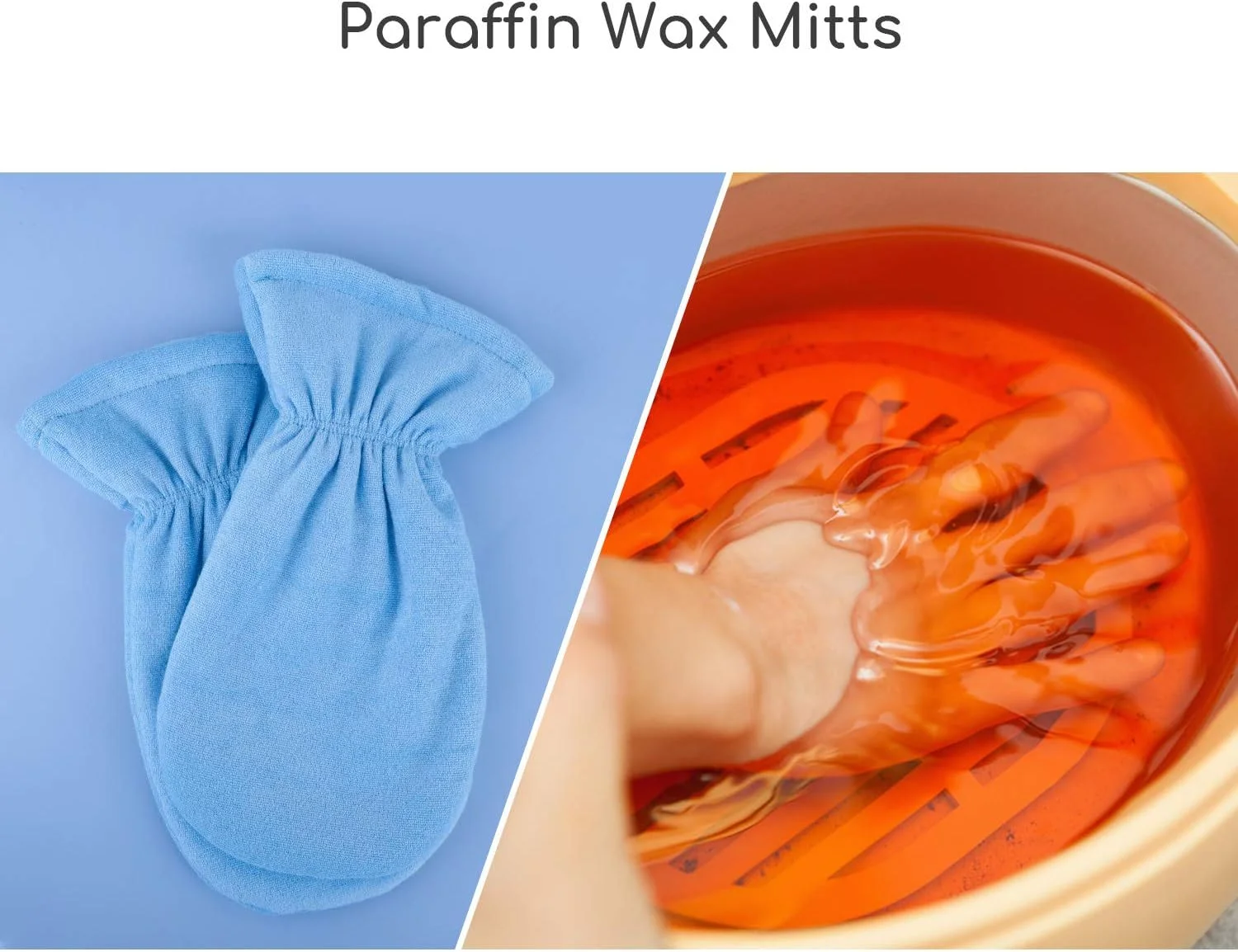 دستکش پارافین ضخیم Segbeauty برای دست، دستکش های اسپا گرم شده پارافینی برای زنان، دستکش برای حمام تراپی دست با موم داغ، درمان حرارتی پارافین، دستگاه گرم کننده موم اسپا پارافین