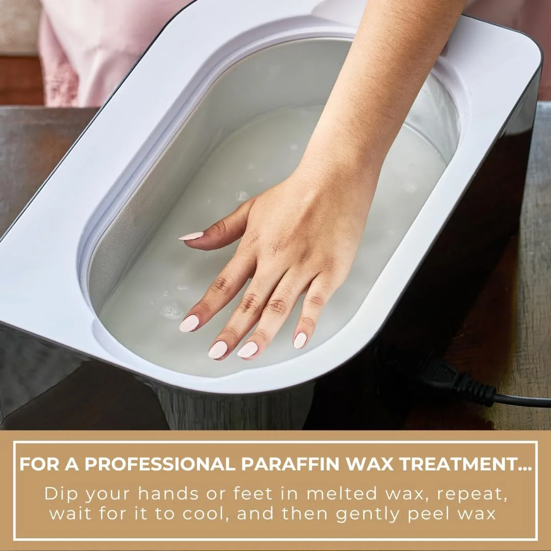 پارافین برای دست و پا | 450 گرم پارافین با رایحه وانیل برای دستگاه های پارافین | قابل استفاده با انواع دستگاه های پارافین