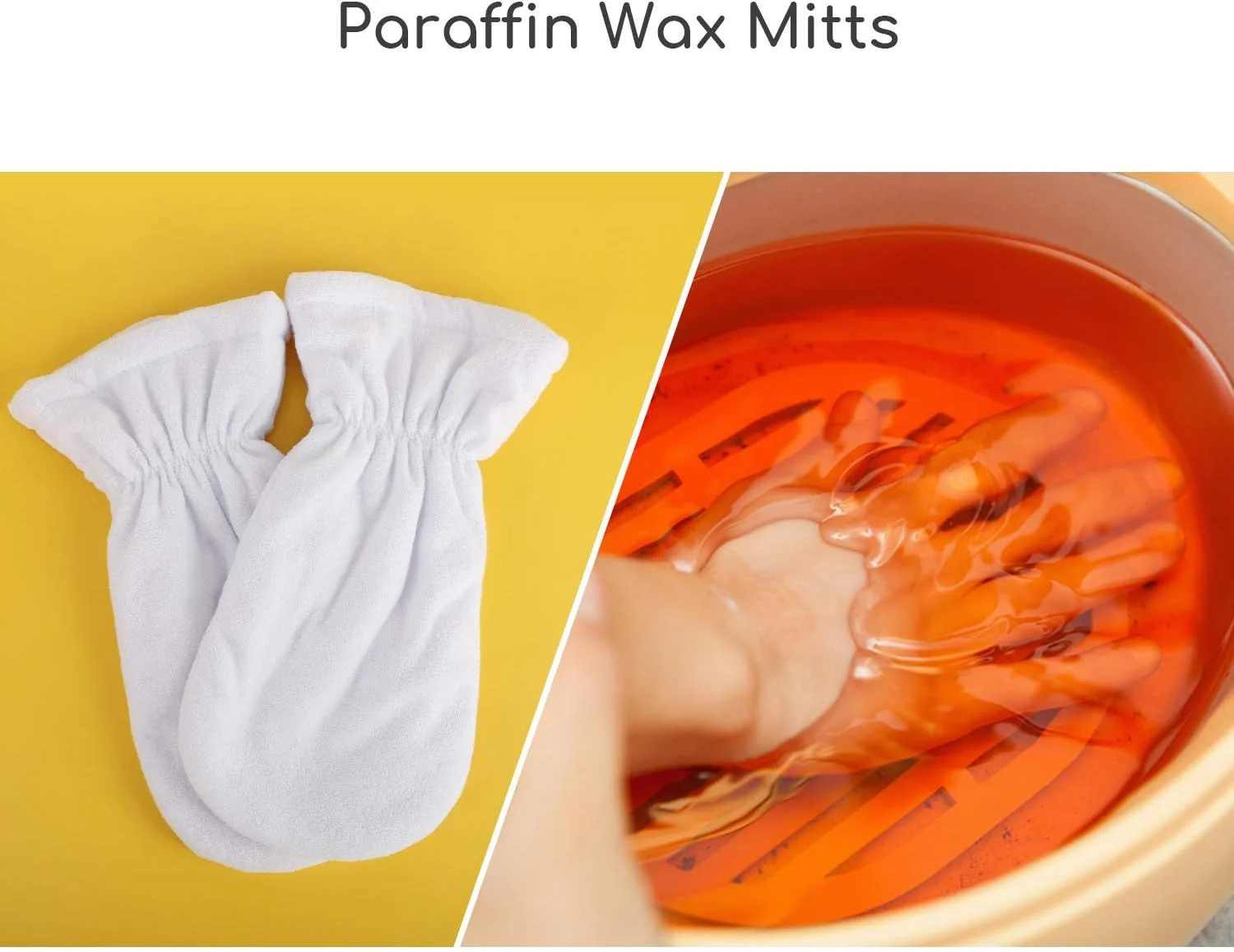 دستکش پارافین Segbeauty، دستکش های گرم کننده پارافین اسپا برای دست زنانه، دستکش برای درمان پارافین با موم داغ، درمان حرارتی پارافین اسپا