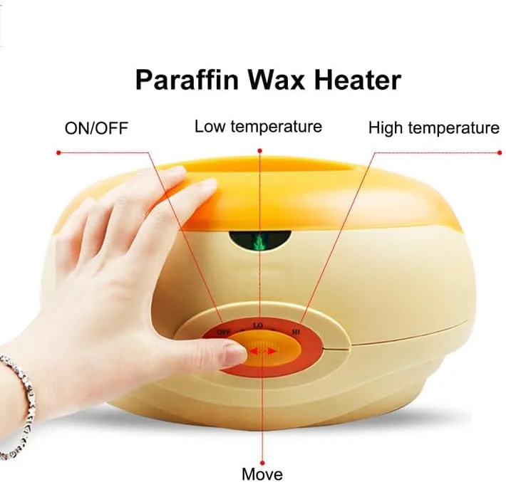 دستگاه گرم کننده پارافین Healthcave برای دست و پا - کیت اسپا حمام پارافین حرفه ای برای تسکین درد آرتریت، مرطوب کننده و درمان پوست - بخاری برقی موم با ظرفیت بزرگ