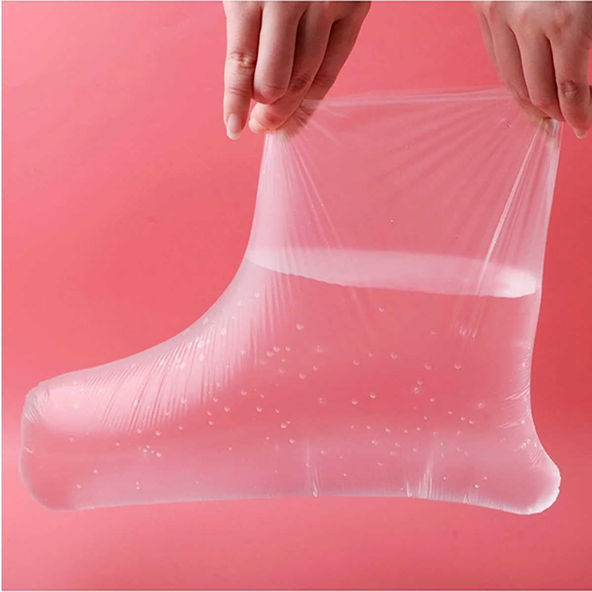 ۲۰۰ عدد روکش پارافین برای پا به همراه برچسب، کاورهای درمانی پا، روکش جوراب پلاستیکی حرارتی بزرگ، روکش ضخیم حمام پارافین برای پدیکور پا و درمان موم اسپا داغ