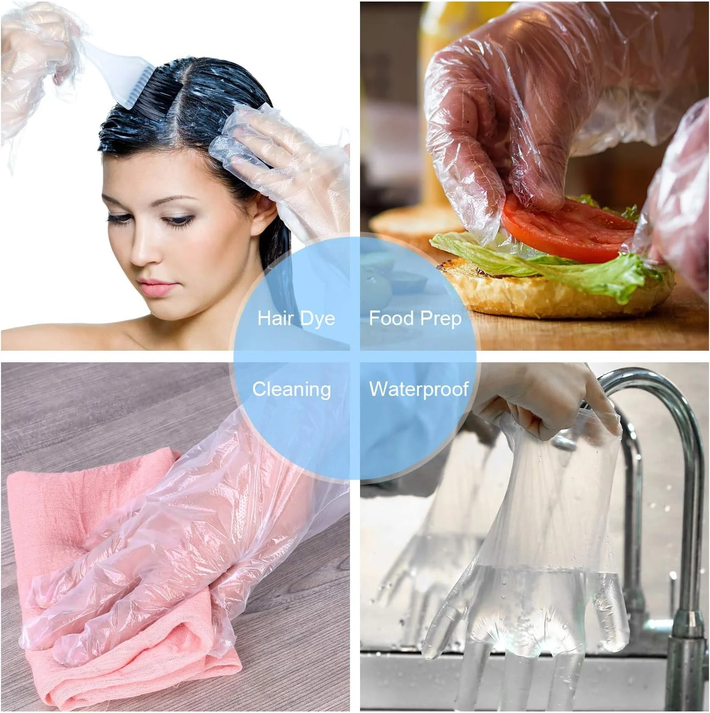 کاورهای پلاستیکی حمام پارافین NALACAL، دستکش و پاپوش برای درمان، لوازم جانبی اسپا و پدیکور به همراه ماسک و استیکر (200 عدد)