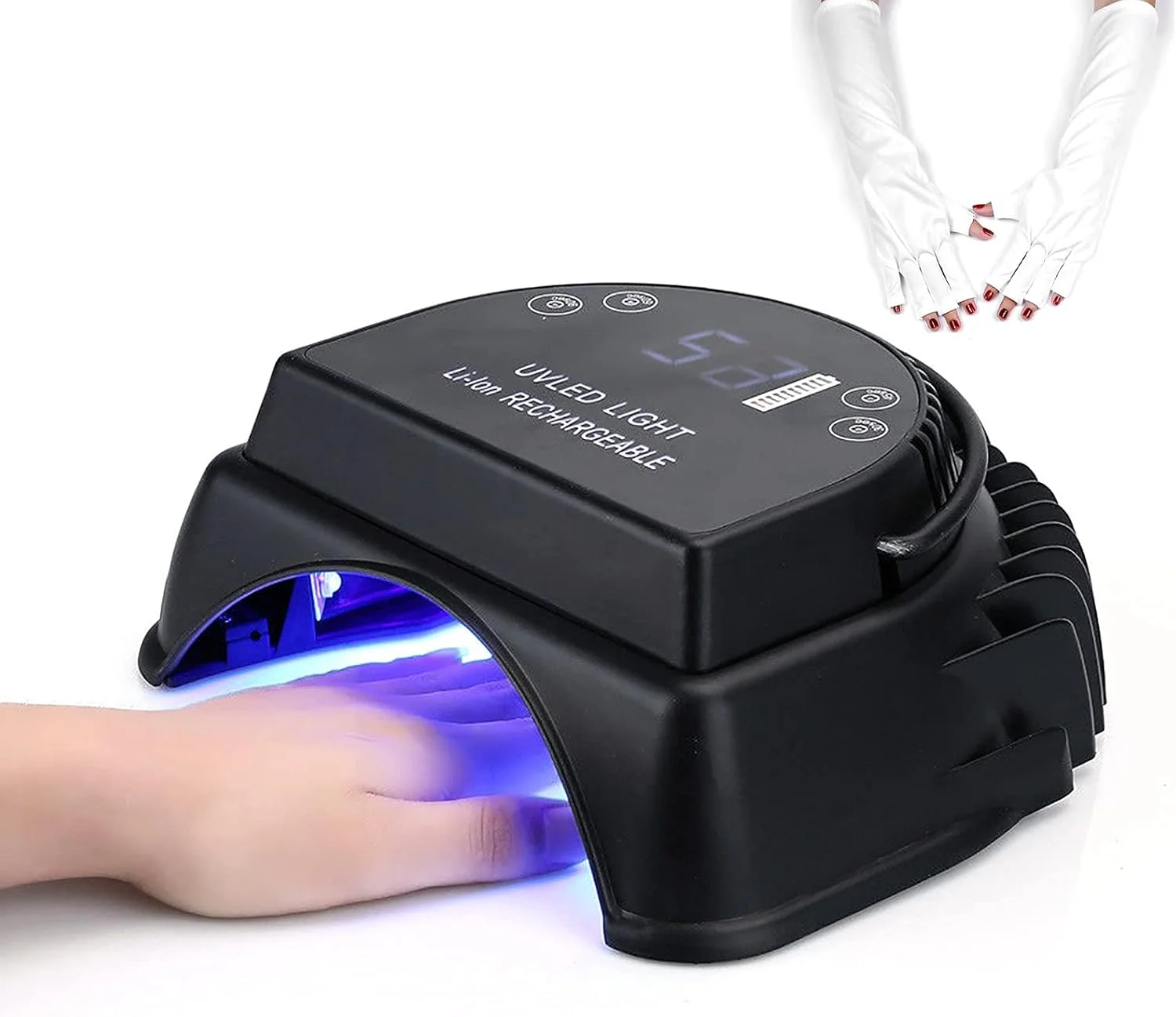 دستگاه خشک کن لاک ناخن ال ای دی حرفه ای و بی سیم، با کارایی بالا، قابل شارژ، 64 وات، ابزار طراحی ناخن دستگاه خشک کن لاک ناخن ال ای دی حرفه ای و بی سیم، با کارایی بالا، قابل شارژ، 64 وات، ابزار طراحی ناخن