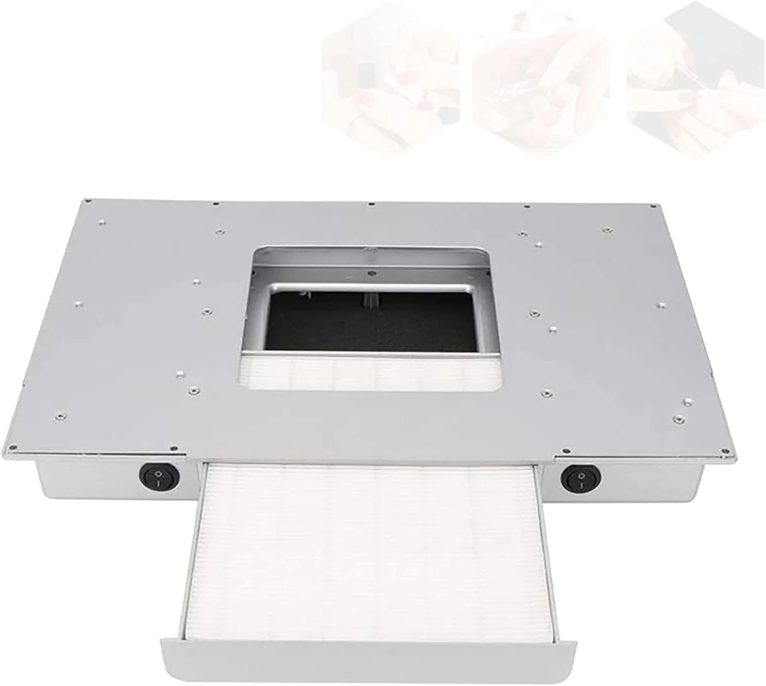 دستگاه جمع کننده گرد و غبار ناخن رومیزی با قدرت بالا، فیلتر رومیزی، جاروبرقی ناخن، دستگاه مانیکور سالن 48 وات دستگاه جمع کننده گرد و غبار ناخن رومیزی با قدرت بالا، فیلتر رومیزی، جاروبرقی ناخن، دستگاه مانیکور سالن 48 وات