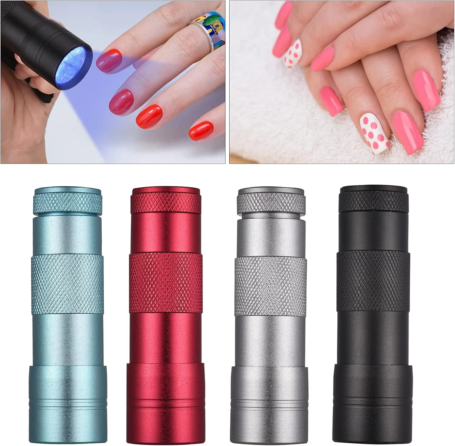 چراغ قوه کوچک UV Pekdi، چراغ دستی UV با 12 LED و طول موج 395 نانومتر، مناسب برای ماسک صورت