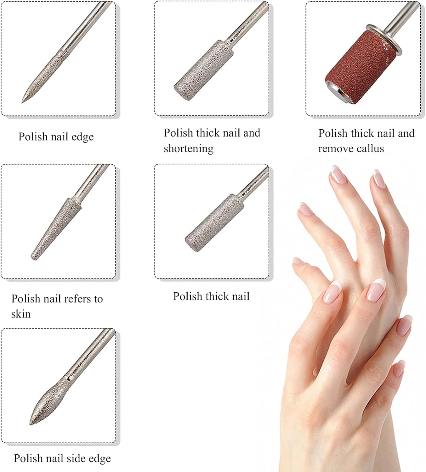 دستگاه سوهان برقی ناخن، 30 وات 30000 دور در دقیقه، دستگاه پولیش ناخن، دستگاه پرداخت و مانیکور، ست مراقبت از ناخن