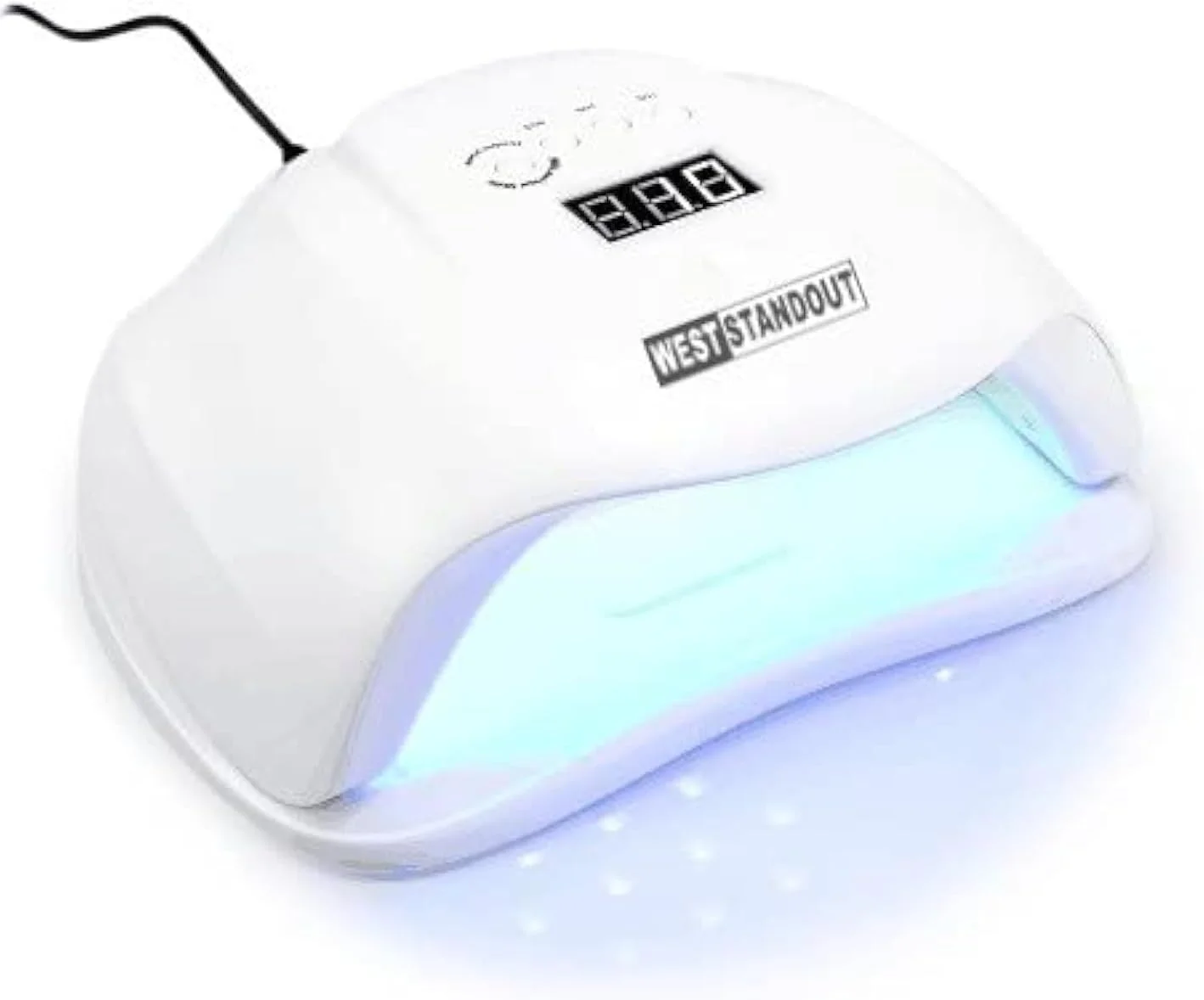 دستگاه خشک کن لاک ناخن UV LED 54 وات، خشک کن سریع و حرفه ای لاک ژل با 4 تنظیم تایمر و سنسور هوشمند، مناسب مانیکور/پدیکور، دارای 36 عدد LED (SUNX) دستگاه خشک کن لاک ناخن UV LED 54 وات، خشک کن سریع و حرفه ای لاک ژل با 4 تنظیم تایمر و سنسور هوشمند، مناسب مانیکور/پدیکور، دارای 36 عدد LED (SUNX)