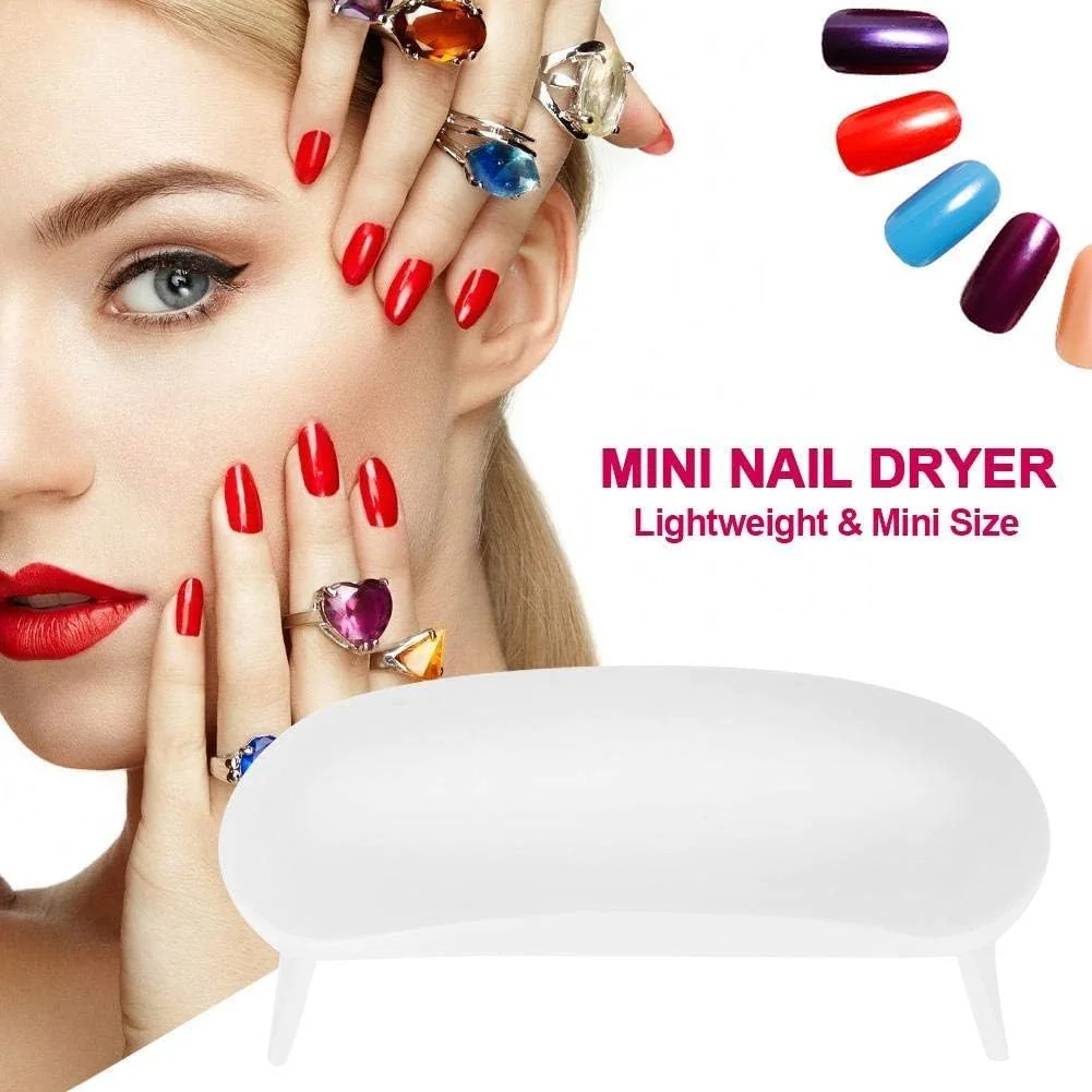 دستگاه خشک کن ناخن کوچک، دستگاه نور درمانی UV قابل حمل، لامپ LED کوچک ناخن، ابزار لاک ناخن، لامپ پخت لاک ناخن برای لاک های ژلی دستگاه خشک کن ناخن کوچک، دستگاه نور درمانی UV قابل حمل، لامپ LED کوچک ناخن، ابزار لاک ناخن، لامپ پخت لاک ناخن برای لاک های ژلی