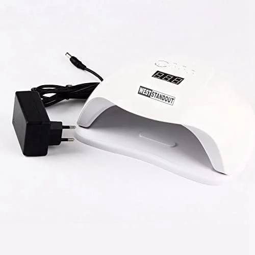 دستگاه خشک کن لاک ناخن UV LED 54 وات، خشک کن سریع و حرفه ای لاک ژل با 4 تنظیم تایمر و سنسور هوشمند، مناسب مانیکور/پدیکور، دارای 36 عدد LED (SUNX)