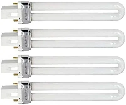 لامپ UV جایگزین برای دستگاه خشک کن ناخن، 9 وات، 365 نانومتر، مناسب برای خشک کردن لاک ژل و ابزار مانیکور