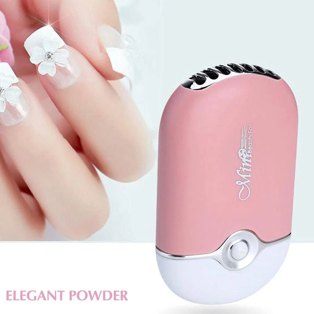 پنکه مژه USB، خشک کن مژه، با باتری 500mAh تغذیه می شود و می تواند 2-3 ساعت کار کند، با یک اسفنج داخلی، هوای خنک تولید می کند. هدیه ای برای خانم ها، علاقه مندان به آرایش.