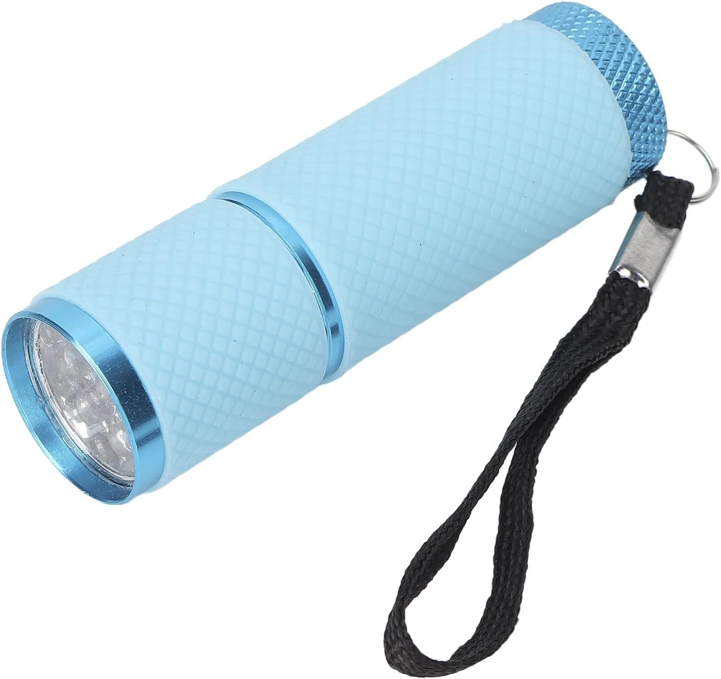 چراغ ناخن مینی UV LED برای ژل ناخن 9 LED چراغ قوه قابل حمل دستگاه خشک کن ناخن ابزار هنر ناخن نور UV (آبی)