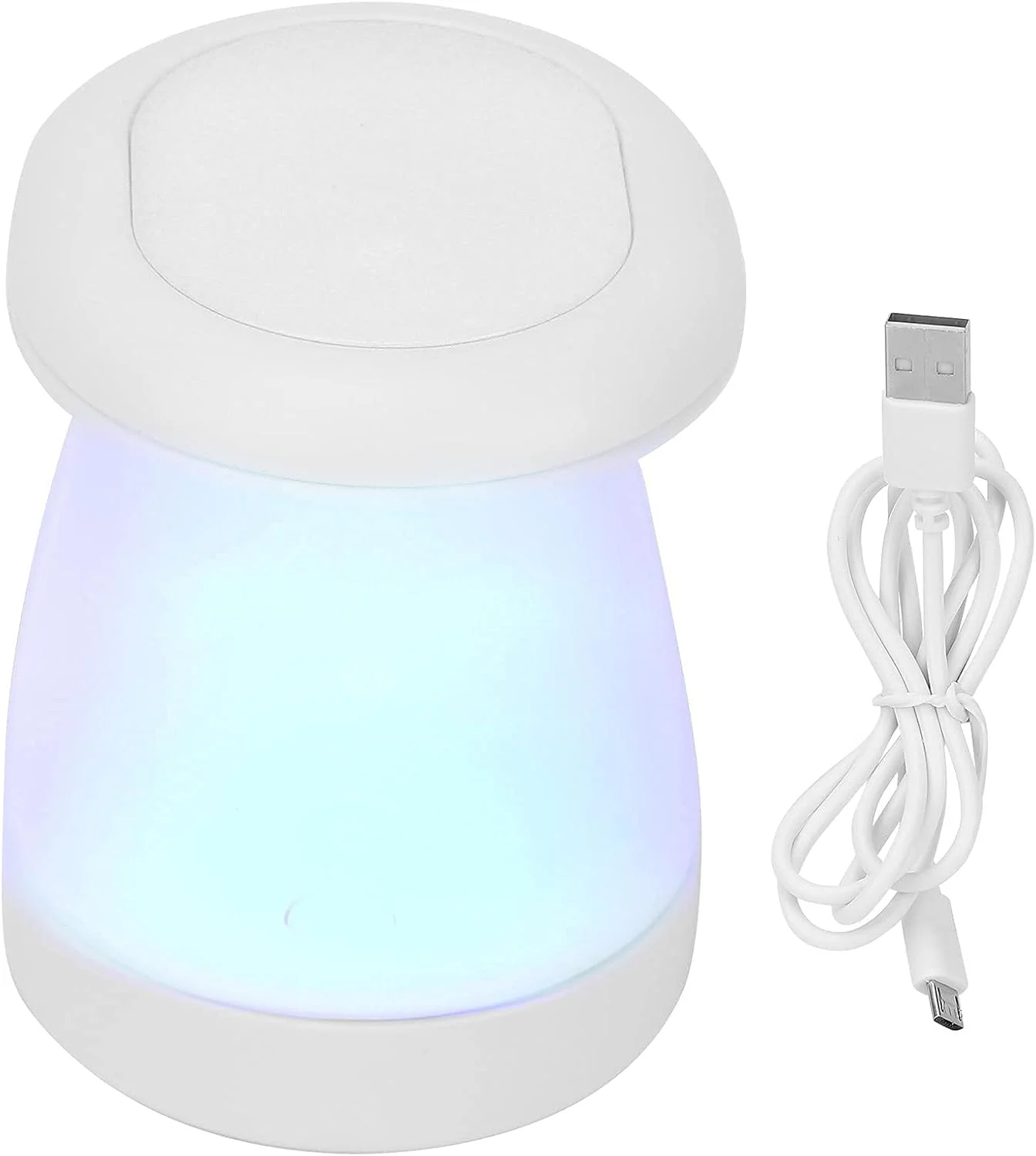 چراغ LED کوچک UV با دو منبع نور، دستگاه خشک کن لاک ژل ناخن 16 وات