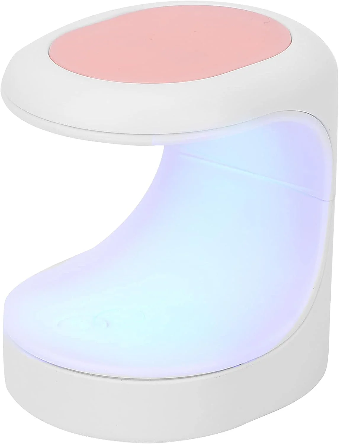 چراغ LED کوچک UV با دو منبع نور، دستگاه خشک کن لاک ژل ناخن 16 واتی
