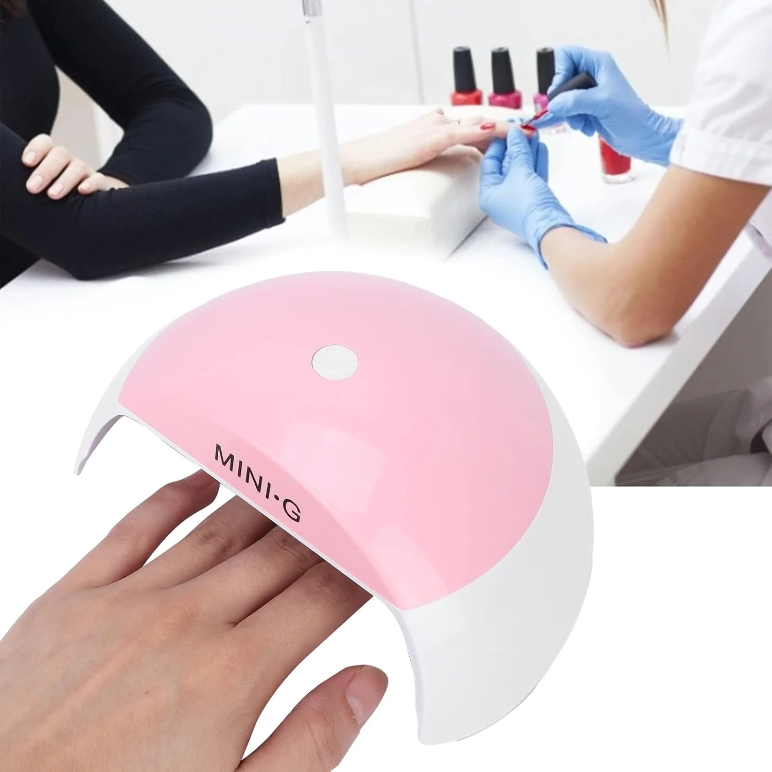 دستگاه خشک کن لاک ناخن LED UV، منبع نور دوگانه 48 وات با حسگر هوشمند و تایمر 60 ثانیه ای، مناسب برای سالن های آرایشی و استفاده خانگی