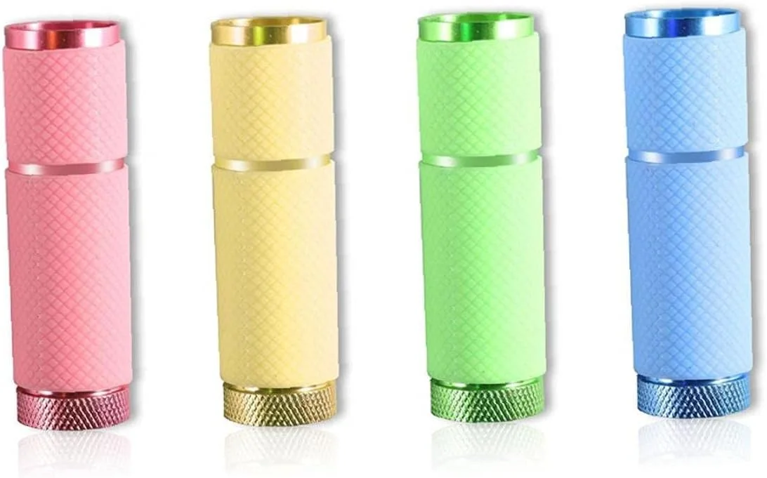 چراغ قوه کوچک برای مانیکور، خشک کن ناخن، چراغ خشک کننده ناخن، بدون باتری، سبز، ابزار ناخن