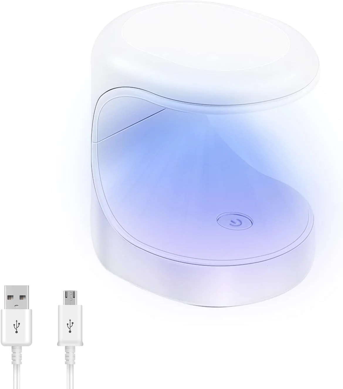 خشک کن ناخن LED UV کوچک ANGNYA، خشک کن ناخن قابل حمل USB، چراغ ناخن، لامپ UV 16 واتی برای ناخن های ژلی، لامپ خشک کن لاک ژل ناخن، هنر ناخن، ابزار مانیکور برای یک انگشت