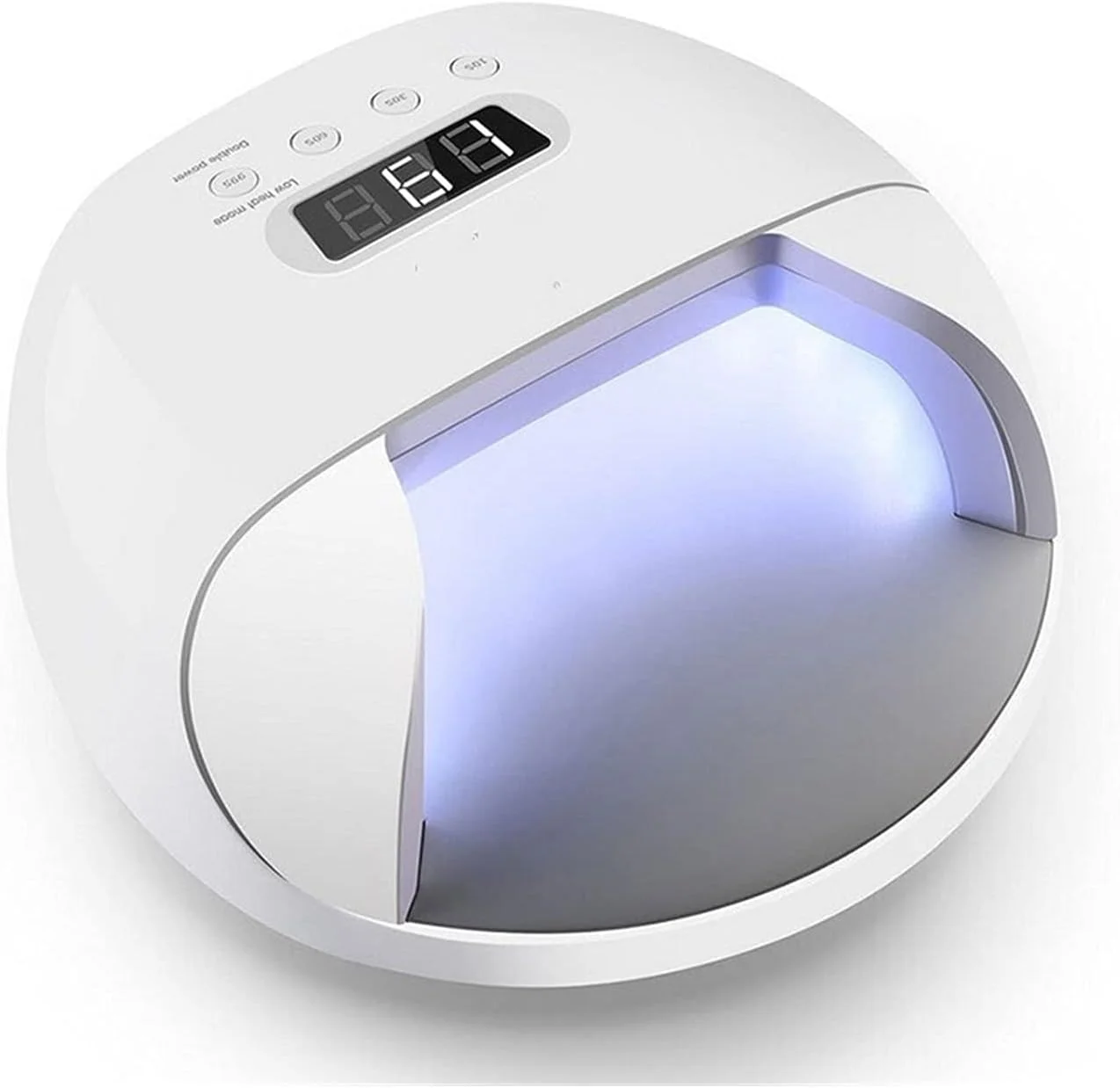دستگاه خشک کن لاک ناخن ال ای دی 48 وات با 30 عدد ال ای دی، انتخاب باطری، خشک کردن سریع ناخن برای مانیکور و پدیکور