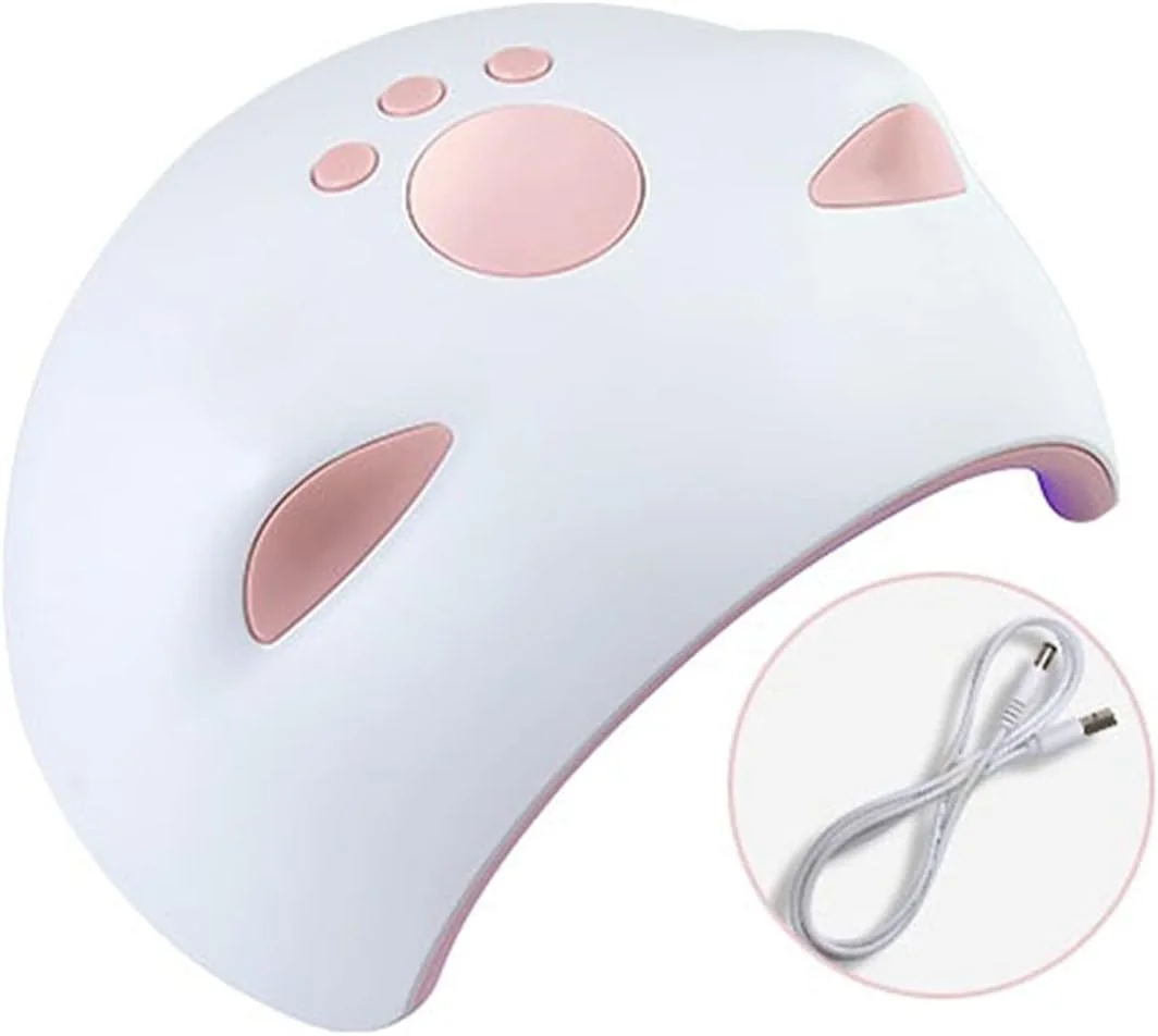 چراغ LED ناخن طرح گربه، خشک کن ناخن 60 وات، چراغ برای خشک کردن لاک ژل ناخن، با سنسور حرکتی و صفحه نمایش LCD برای مانیکور و پدیکور چراغ LED ناخن طرح گربه، خشک کن ناخن 60 وات، چراغ برای خشک کردن لاک ژل ناخن، با سنسور حرکتی و صفحه نمایش LCD برای مانیکور و پدیکور