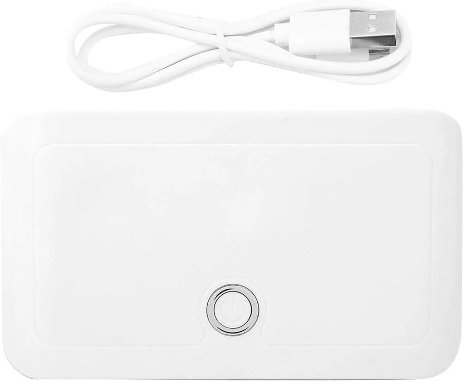 چراغ ناخن LED UV دوگانه 24 وات، خشک کن ناخن USB قابل حمل برای لاک ژل، دستگاه مانیکور تاشو برای سالن زیبایی و استفاده خانگی (سفید) (رنگ: سفید) چراغ ناخن LED UV دوگانه 24 وات، خشک کن ناخن USB قابل حمل برای لاک ژل، دستگاه مانیکور تاشو برای سالن زیبایی و استفاده خانگی (سفید) (رنگ: سفید)