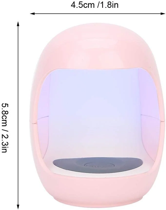 مینی خشک کن ناخن تک انگشتی، چراغ ال ای دی یو وی قابل حمل USB برای لاک ژل ناخن، ابزار دستگاه خشک کننده هنر ناخن برای استفاده در سالن و خانه (صورتی) مینی خشک کن ناخن تک انگشتی، چراغ ال ای دی یو وی قابل حمل USB برای لاک ژل ناخن، ابزار دستگاه خشک کننده هنر ناخن برای استفاده در سالن و خانه (صورتی)