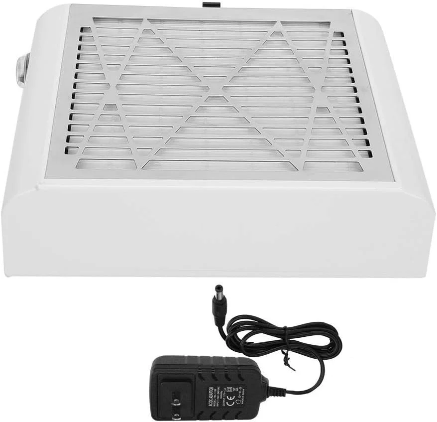 دستگاه مکنده و سوهان ناخن 40 وات با فیلتر ظریف، مکش قوی، مناسب برای تجهیزات مانیکور و تمیز کننده ابزار طراحی ناخن [دوشاخه آمریکایی]