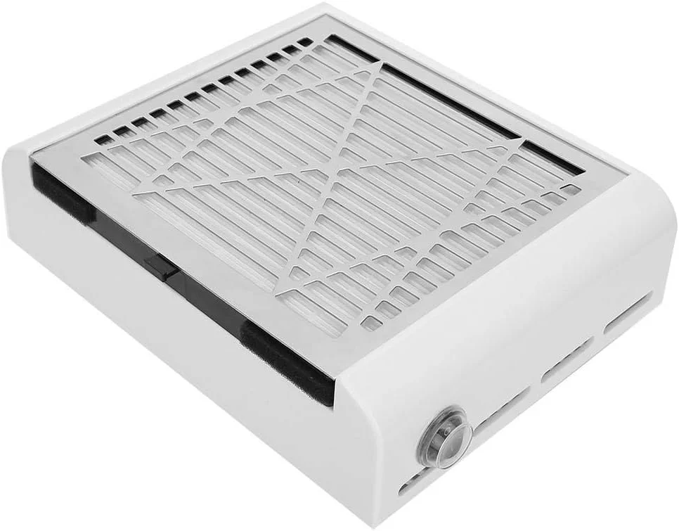 دستگاه مکنده و سوهان ناخن 40 وات با فیلتر ظریف، مکش قوی، مناسب برای تجهیزات مانیکور و تمیز کننده ابزار طراحی ناخن [دوشاخه آمریکایی]