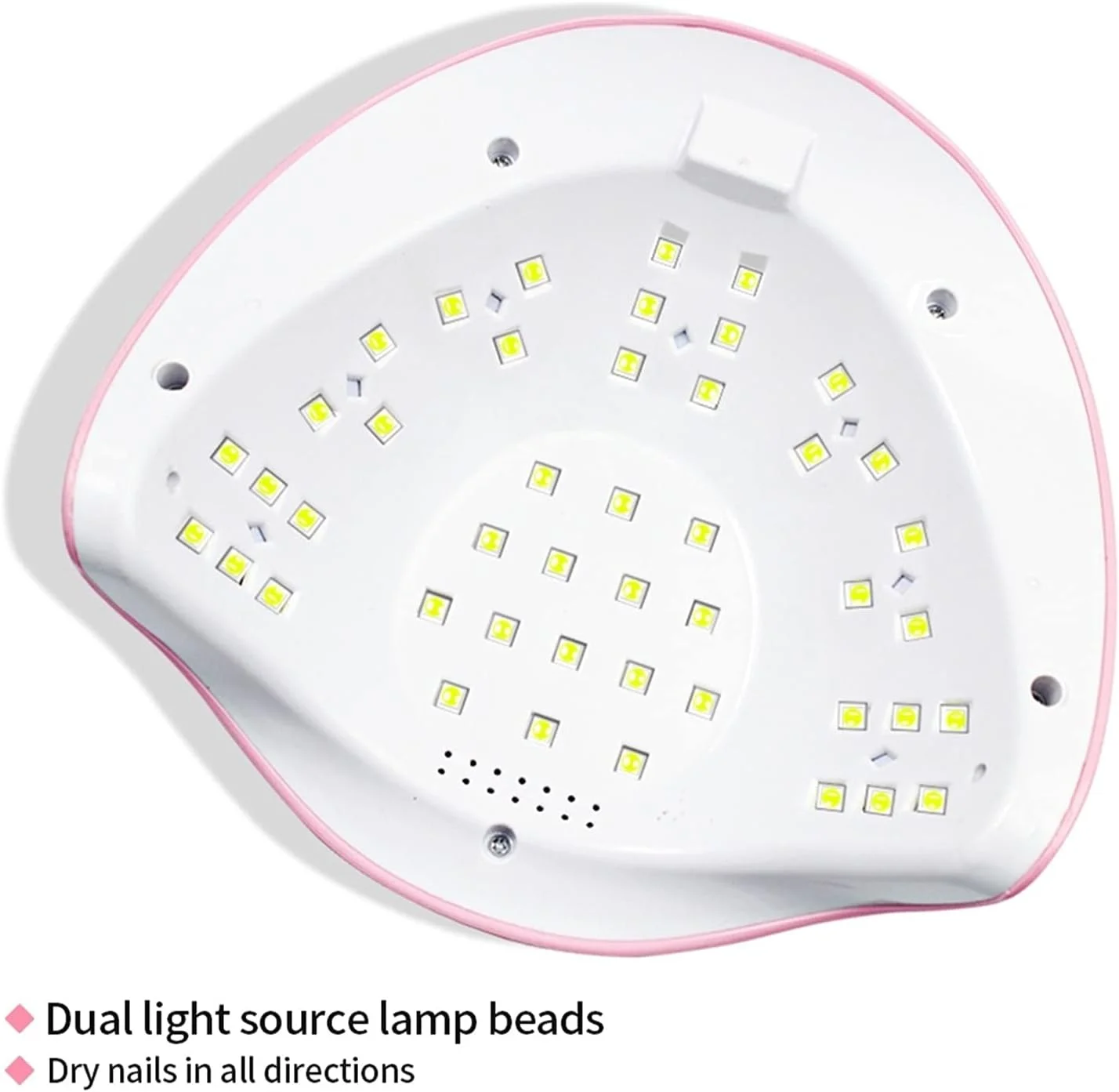 دستگاه خشک کن لاک ناخن LED با نور خورشید 60/30/10 ثانیه ای مناسب برای انواع لاک ژل، ابزار طراحی ناخن برای مانیکور و پدیکور دستگاه خشک کن لاک ناخن LED با نور خورشید 60/30/10 ثانیه ای مناسب برای انواع لاک ژل، ابزار طراحی ناخن برای مانیکور و پدیکور