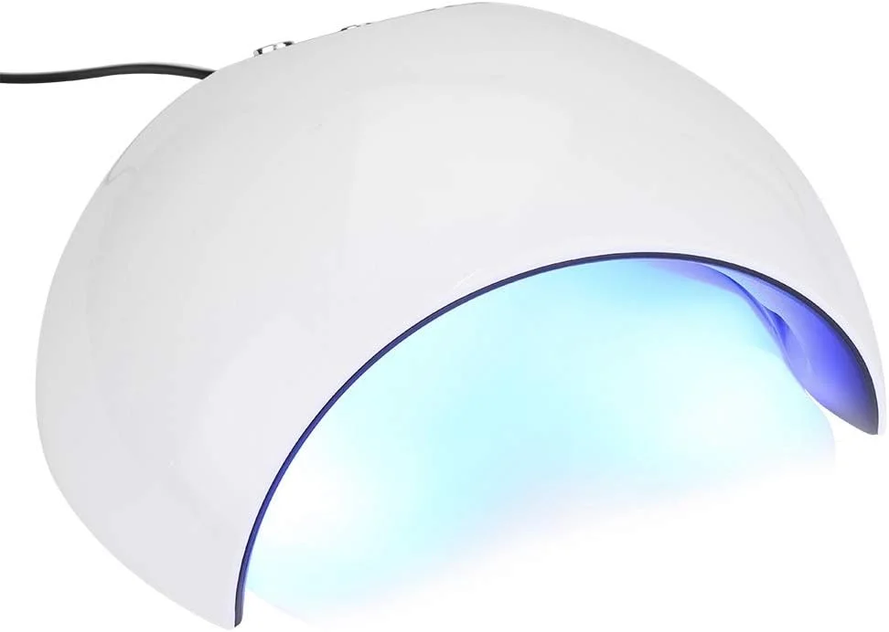 دستگاه خشک کن لاک ناخن UVLED، طراحی فوق العاده قابل حمل و شیک 24 وات، مناسب برای خشک کردن لاک ناخن و ابزارهای هنری ناخن