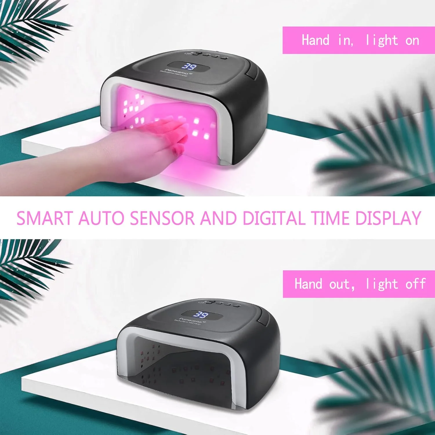 چراغ UV شارژی برای ناخن، لامپ LED ناخن 60 وات بی سیم با 42 مهره چراغ قرمز، سنسور اتوماتیک و خشک کن قابل حمل ناخن، ابزار حرفه ای مانیکور ناخن برای لاک ژل چراغ UV شارژی برای ناخن، لامپ LED ناخن 60 وات بی سیم با 42 مهره چراغ قرمز، سنسور اتوماتیک و خشک کن قابل حمل ناخن، ابزار حرفه ای مانیکور ناخن برای لاک ژل