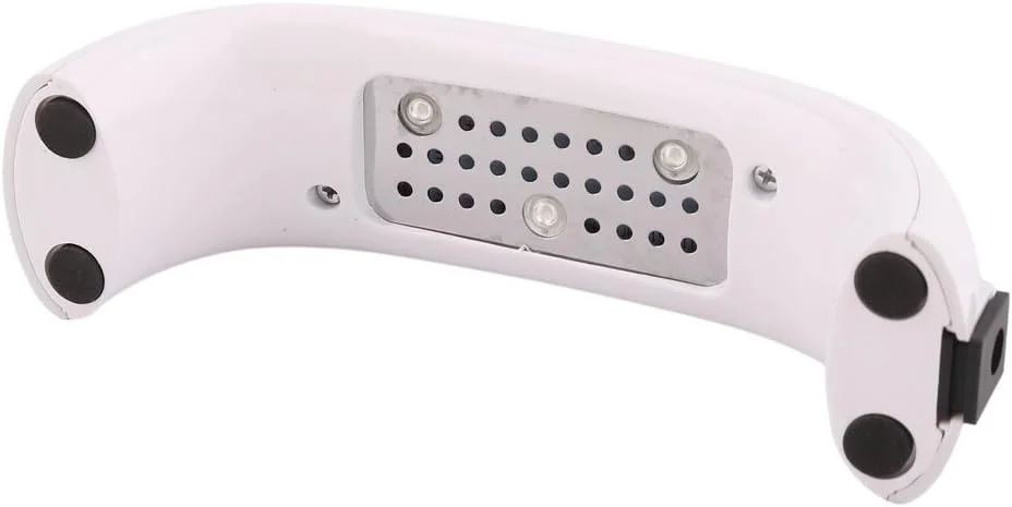 چراغ LED ناخن خشک کن ژل لاک سفید 9 وات با دوشاخه آمریکایی و ولتاژ مناسب و بدنه پلاستیکی