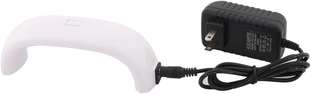 چراغ LED ناخن خشک کن ژل لاک سفید 9 وات با دوشاخه آمریکایی و ولتاژ مناسب و بدنه پلاستیکی چراغ LED ناخن خشک کن ژل لاک سفید 9 وات با دوشاخه آمریکایی و ولتاژ مناسب و بدنه پلاستیکی