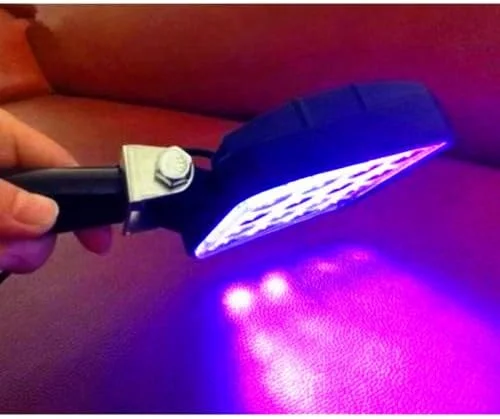 چراغ خشک کن UV دستی قابل حمل با توان بالا برای خشک کردن چسب UV (اندازه: 16 مهره + 365 نانومتر)