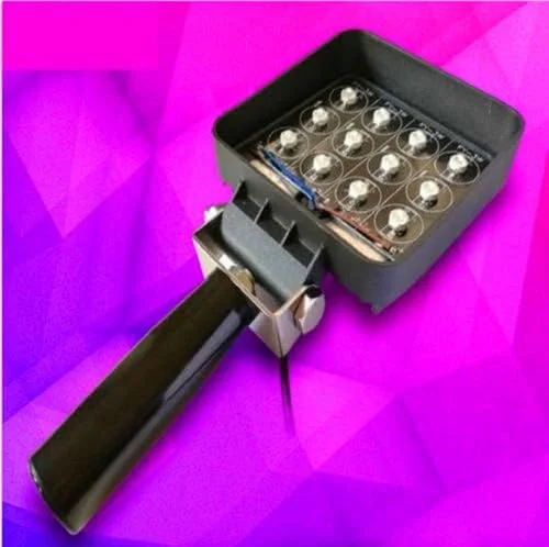 چراغ خشک کن UV دستی قابل حمل با توان بالا برای خشک کردن چسب UV (اندازه: 16 مهره + 365 نانومتر)