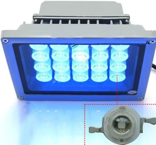 چراغ خشک کن چسب UV ال ای دی 20 وات با دسته برای تعمیر LCD چراغ خشک کن چسب UV ال ای دی 20 وات با دسته برای تعمیر LCD