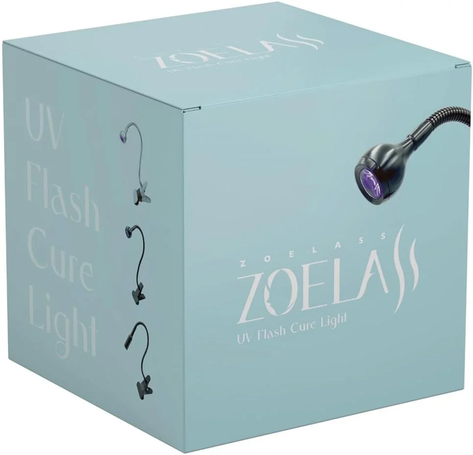 چراغ گردنغازی UV برای ناخنهای ژلی با آستین ناخن و گیره فولادی، لامپ UV برای خشک کردن رزین و لاک ژل ناخن ورودی USB 5V چراغ گردنغازی UV برای ناخنهای ژلی با آستین ناخن و گیره فولادی، لامپ UV برای خشک کردن رزین و لاک ژل ناخن ورودی USB 5V