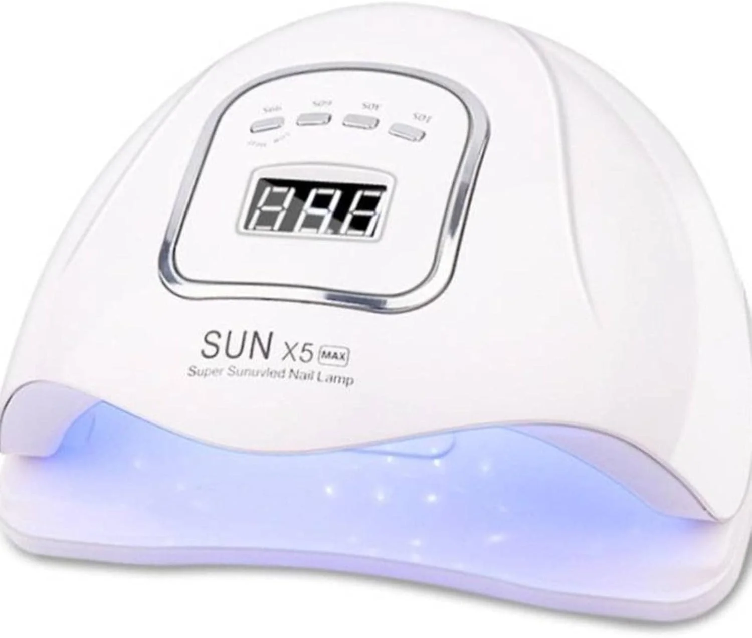 دستگاه خشک کن لاک ناخن 150 وات، لامپ ناخن، خشک کن سریع لاک، نور مشکی برای دست